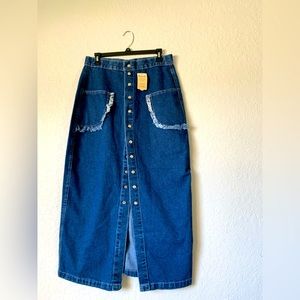 Long skirt jeans from Brasil size 42 or medium